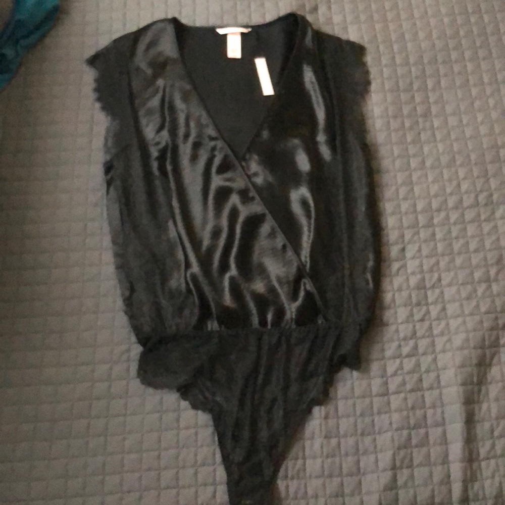 NWT Victoria Secret Deep V Bodysuit